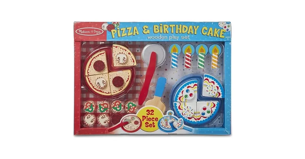 Sütés-Főzés Szülinapi torta és pizza szett – Melissa Doug Legnépszerűbb