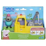 Biztonságos fizetés Peppa Malac Nagypapa és vontatókocsija játékszett – Hasbro