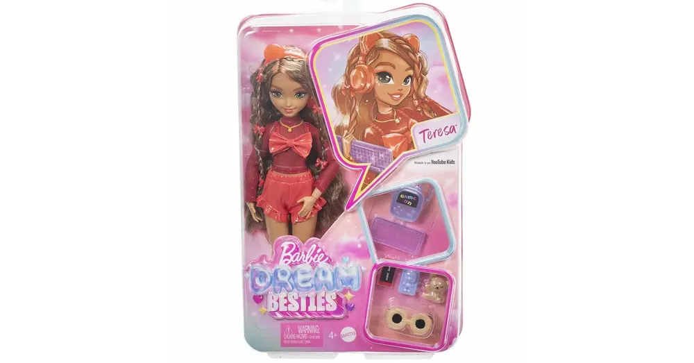 Barbie Dream Teens Teresa baba kiegészítőkkel – Mattel Expressz kézbesítés
