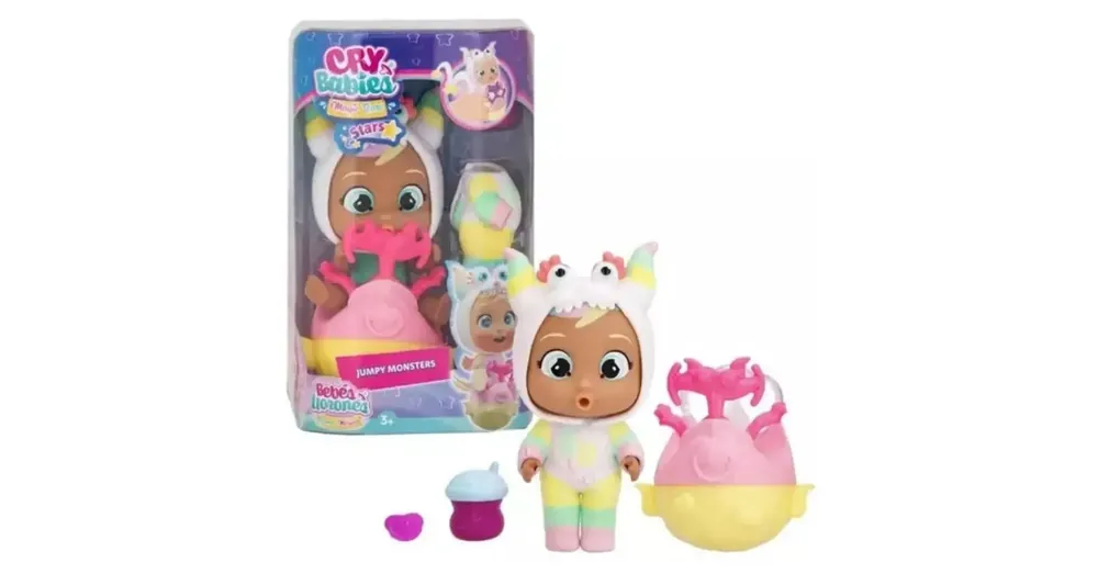 Különleges ajánlat Cry Babies Magic Tears Stars Jumpy Monsters baba több változatban 1 db