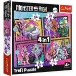 Ajánlat Monster High Felvillanyozó nap 4 az 1-ben puzzle – Trefl
