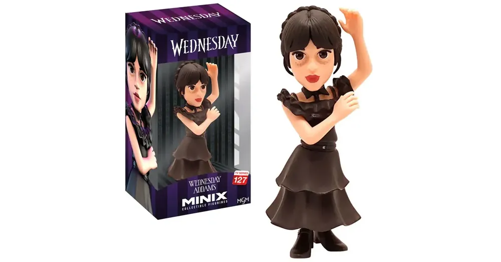 Biztonságos vásárlás MINIX – Wednesday Adams prémium karakter figura báli ruhában 12 cm