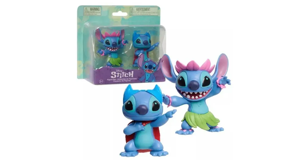 Olcsó Stitch és Angel Hula tánc 2 db-os figura szett