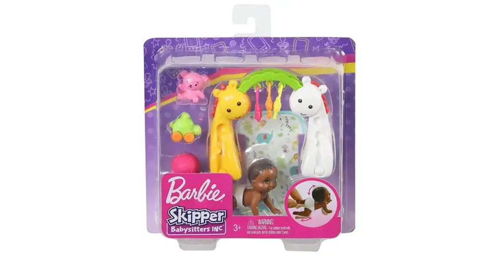Barbie Bébiszitter játékszett játékokkal – Mattel Korlátozott ajánlat