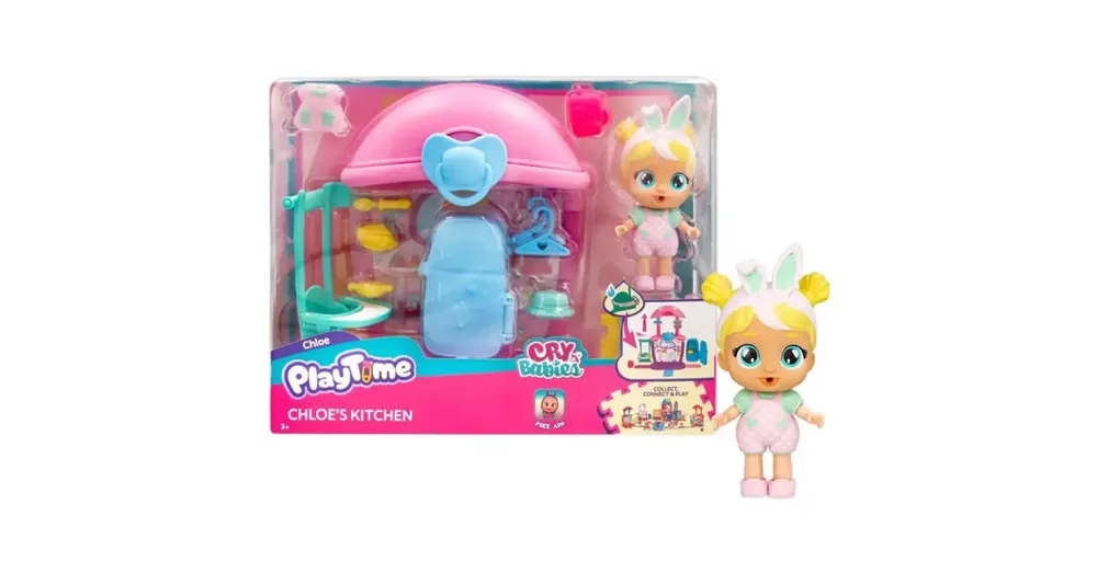 Cry Babies Playtime – Chloe konyhája játékszett Újdonság