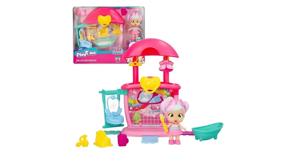 Cry Babies Playtime – Bella fürdőszobája játékszett Vedd meg most