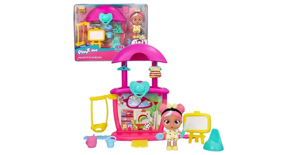 Gyors szállítás Cry Babies Playtime – Maddy játszószobája játékszett