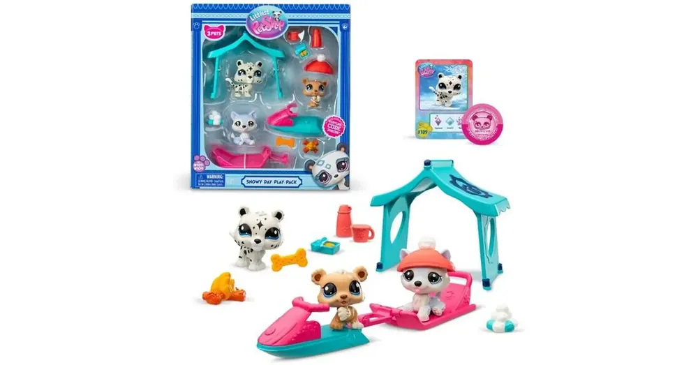 Árengedmény Littlest Pet Shop Havas nap 3 db-os figura csomag 2.széria