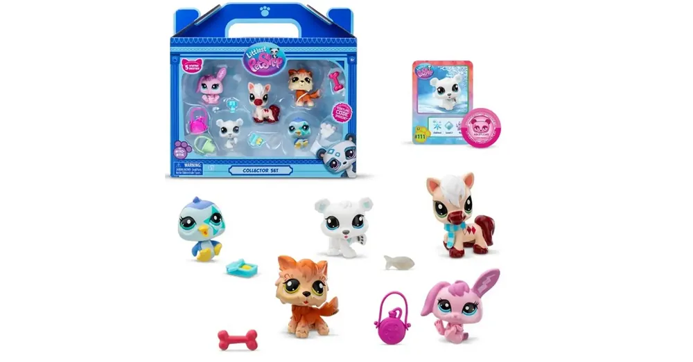 Littlest Pet Shop Téli barátok 5 db-os figura csomag 2.széria Bestseller