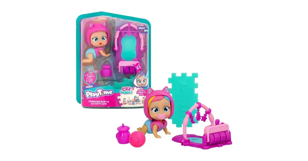 Cry Babies Playtime – Millie edzőterme játékszett Azonnali szállítás