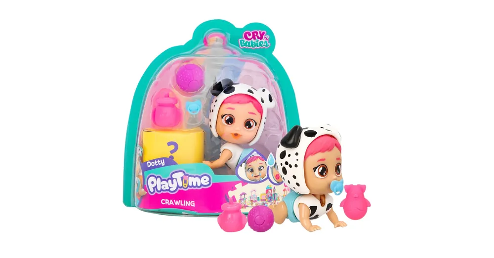 Szuper ajánlat Cry Babies Playtime – Dotty mászó könnyes baba kiegészítőkkel