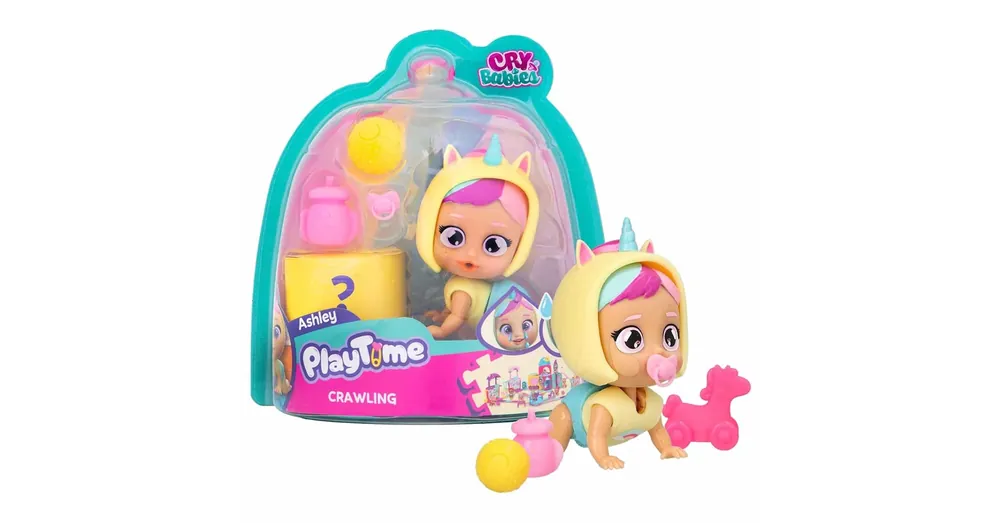Nézd meg most Cry Babies Playtime – Ashley mászó könnyes baba kiegészítőkkel