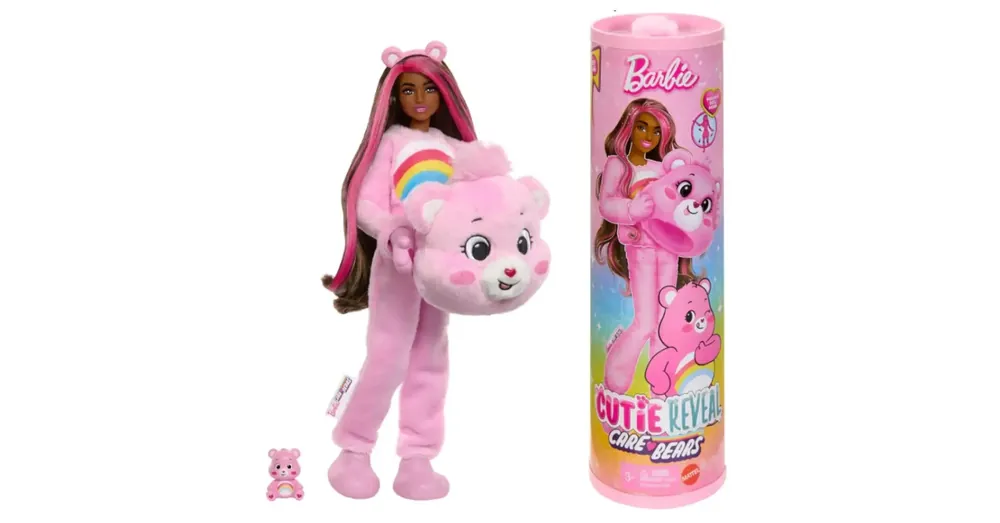 Árcsökkenés Barbie Cutie Reveal meglepetés baba Gondos Bocsok – Szivárvány Bocs – Mattel