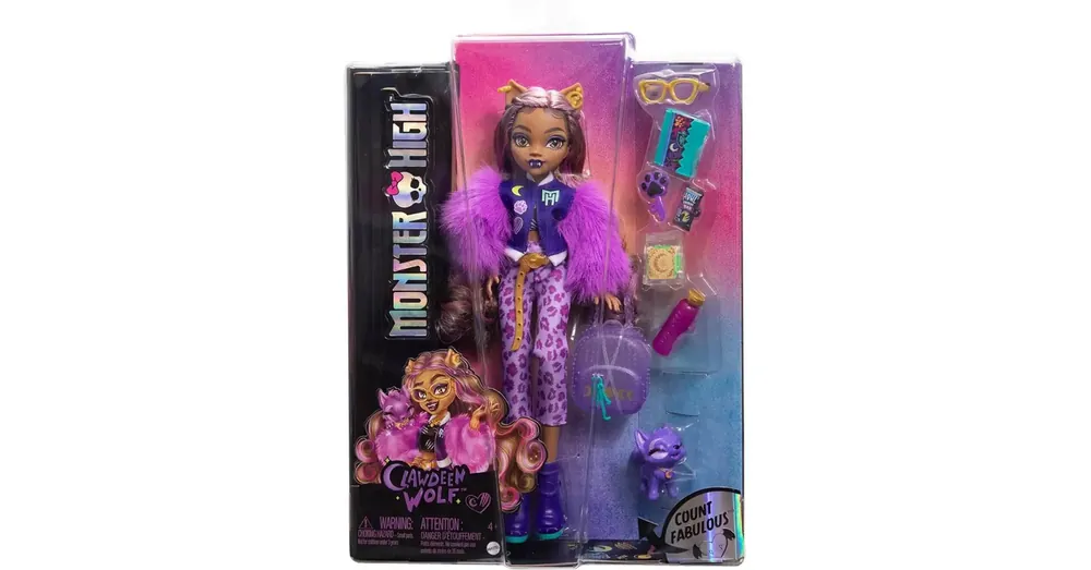 Monster High baba – Szörnyen új Clawdeen Wolf – Mattel Olcsóbb