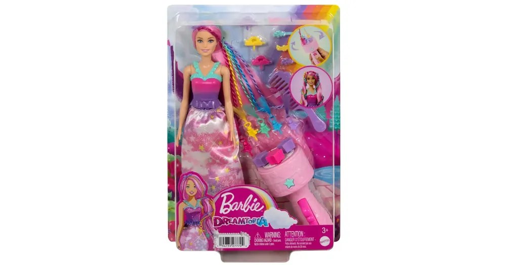Legkelendőbb Barbie Dreamtopia hajvarázs baba kiegészítőkkel – Matte