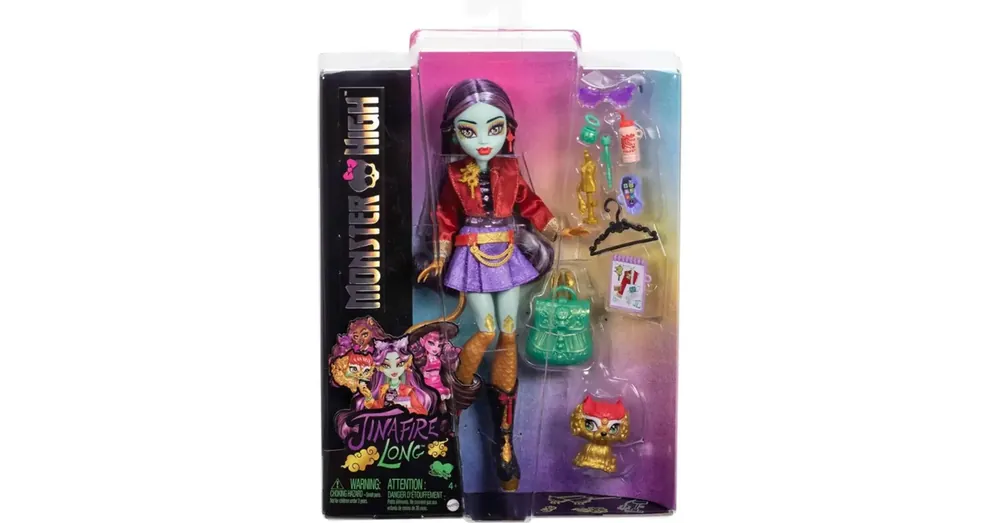 Monster High baba – Jinafire Long baba kiegészítőkkel – Mattel Biztonságos vásárlás