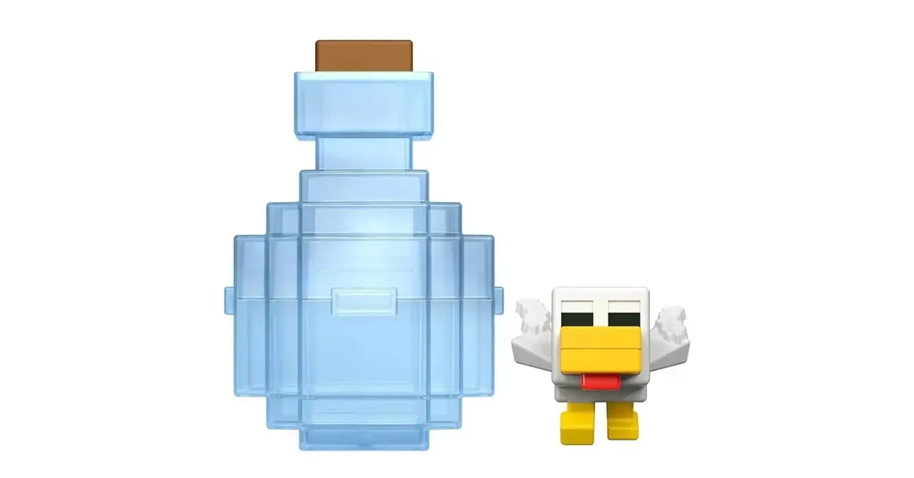Ne maradj le Minecraft Reveal minifigura fehér dobozban – Mattel