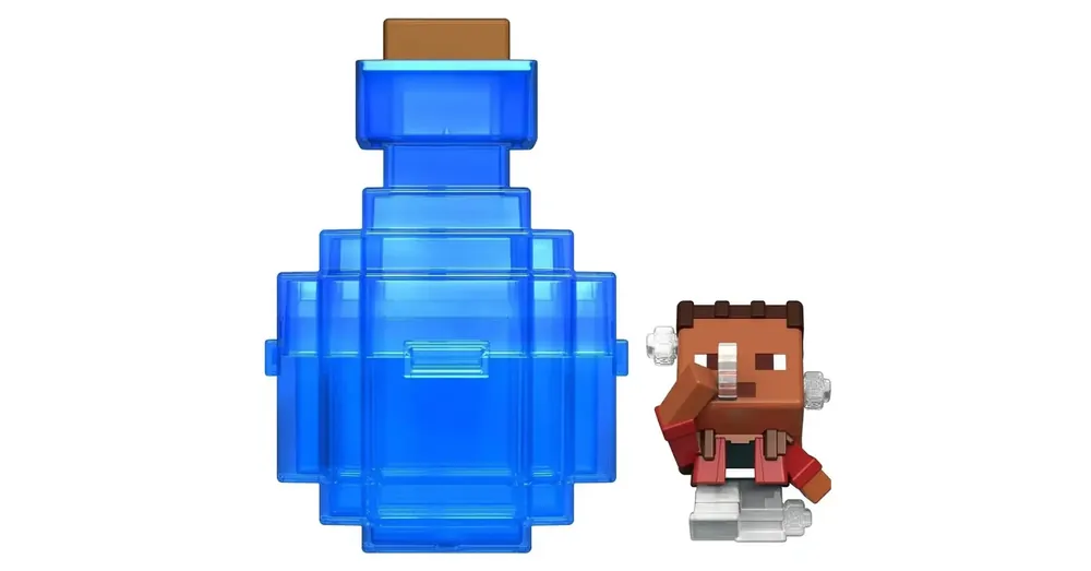 Minecraft Reveal minifigura kék dobozban – Mattel Csak ma