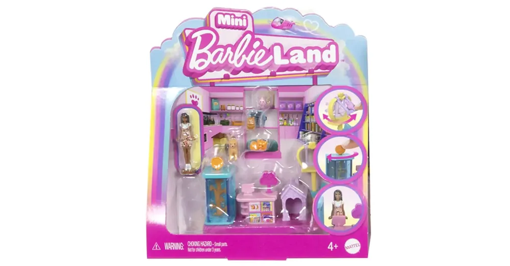 Barbie Mini BarbieLand – Kisállat kereskedés játékszett – Mattel Biztonságos vásárlás
