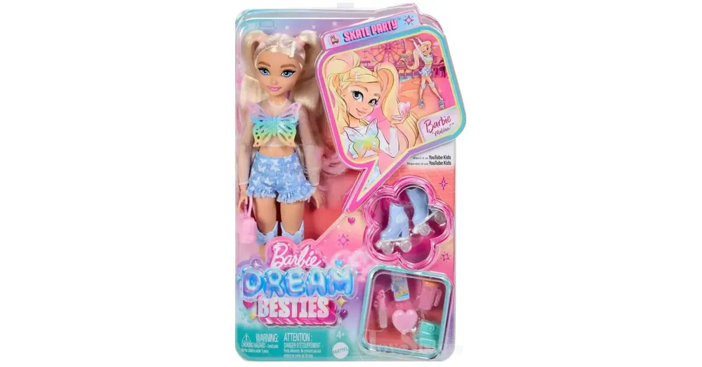 Barbie Dream Teens görkorcsolyázó baba – Malibu Árengedmény