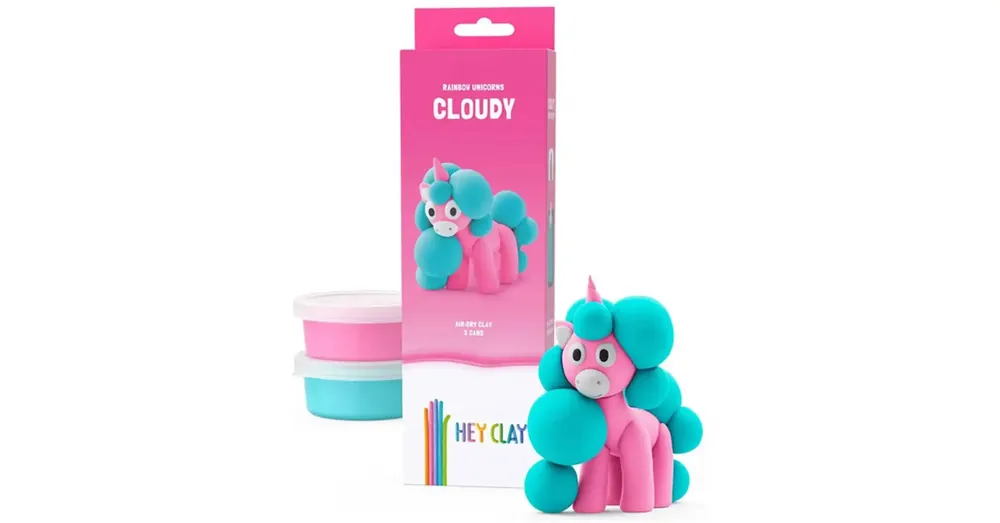 Csak ma Hey Clay Pihe-puha pink Unikornis figura gyurmaszett