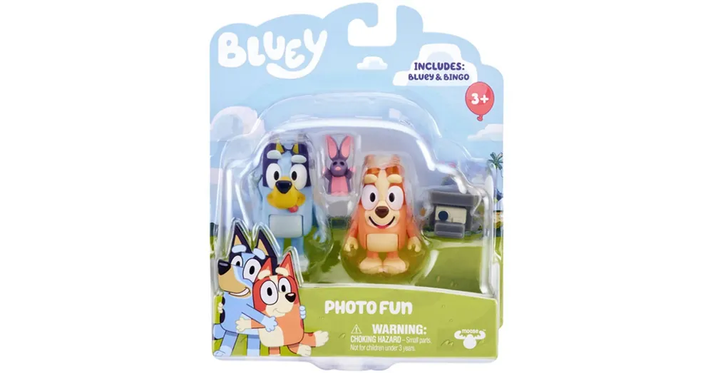 Bluey Dupla karakter fogura csomag – Bluey és Bingo fényképezkedése Árcsökkenés