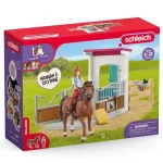 Árengedmény Schleich Horse Club – Hannah és Cayenne lovas box játékszett
