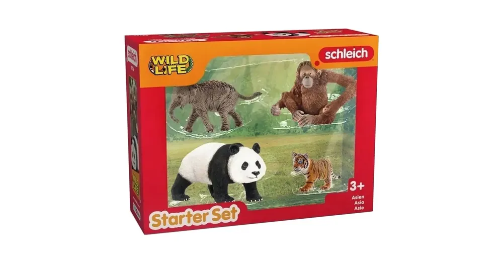 Legjobb ár Schleich Wild Life – Ázsia állatai kezdő 4 db-os figura szett (42736)