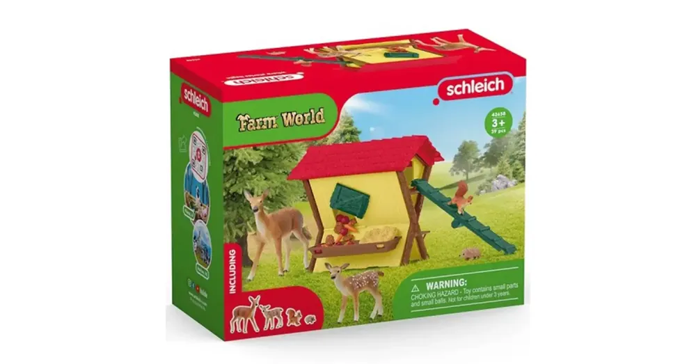 Schleich Farm World – Erdei állatok etetője játékszett (42658) Legkelendőbb