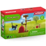 Kihagyhatatlan ajánlat Schleich Farm World – Játékélmény aranyos cicáknak játékszett (42501)