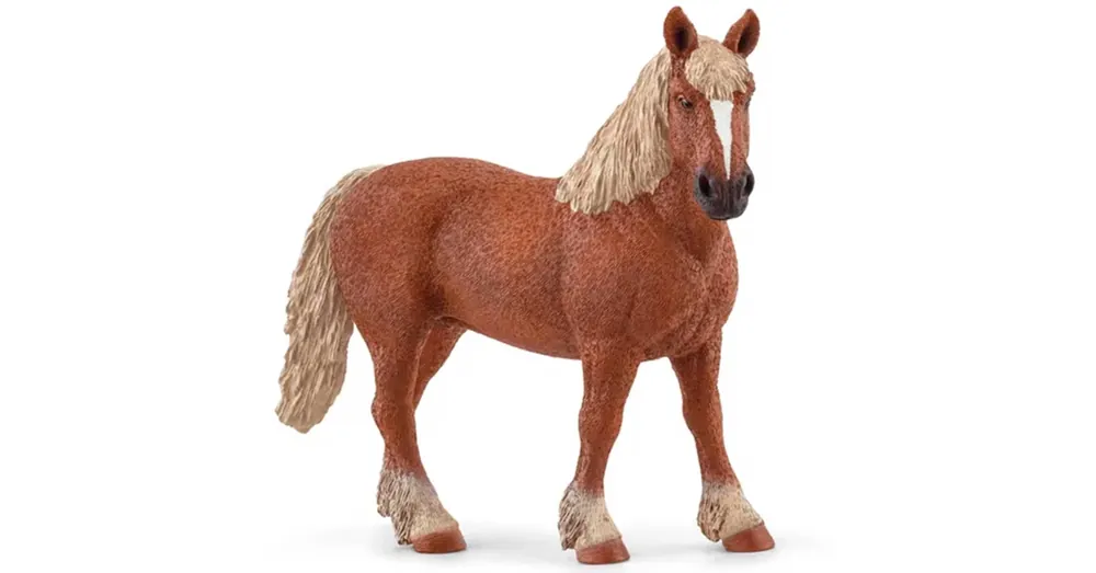 Népszerű Schleich Belga draft ló figura (13941)