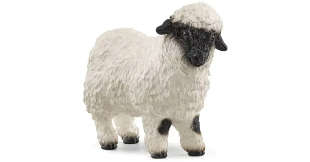 Vásárlói kedvenc Schleich Wallisi fekete órrú bárány figura (13965)