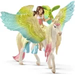 Biztonságos fizetés Schleich Surah csillogó pegazussal figura (70566)