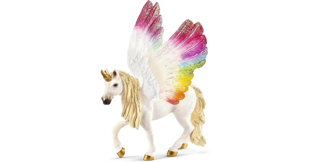 Vedd meg online Schleich Szárnyas szivárvány unikornis figura (70576)