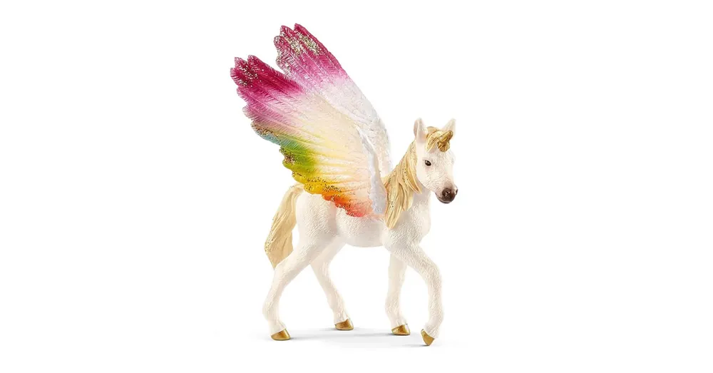 Rendeld meg most Schleich Szárnyas szivárvány unikornis csikó figura (70577)