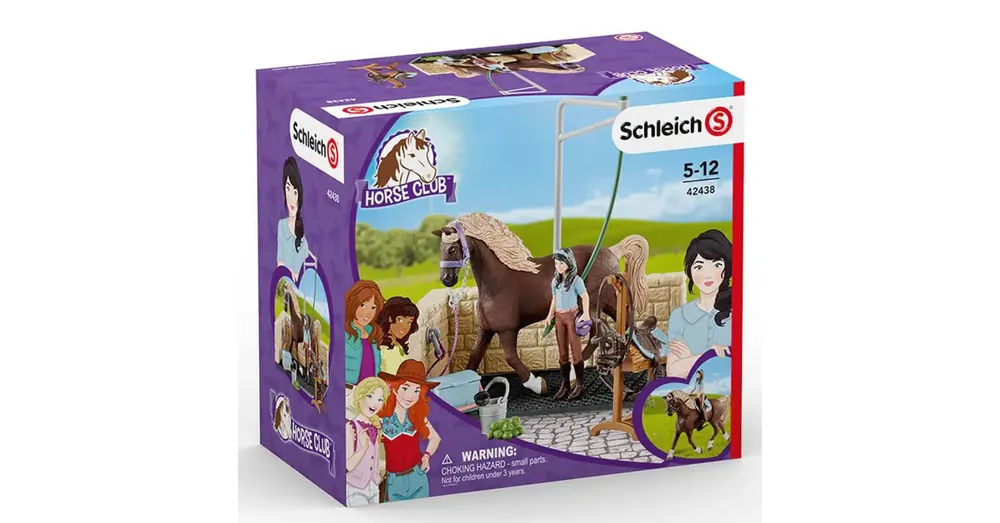 Schleich Horse Club – Emily és Luna mosóhelye játékszett (42438) Alacsony ár