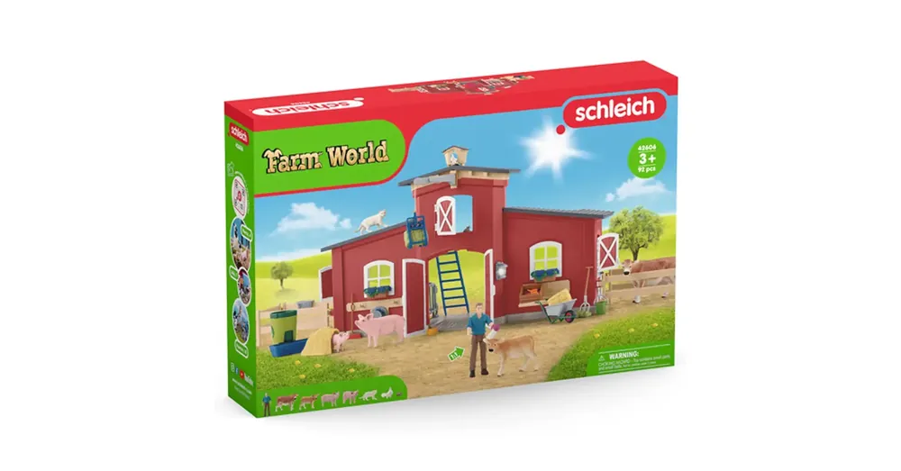 Schleich Farm World – Farm istállóval és állatokkal (42606) Legnépszerűbb