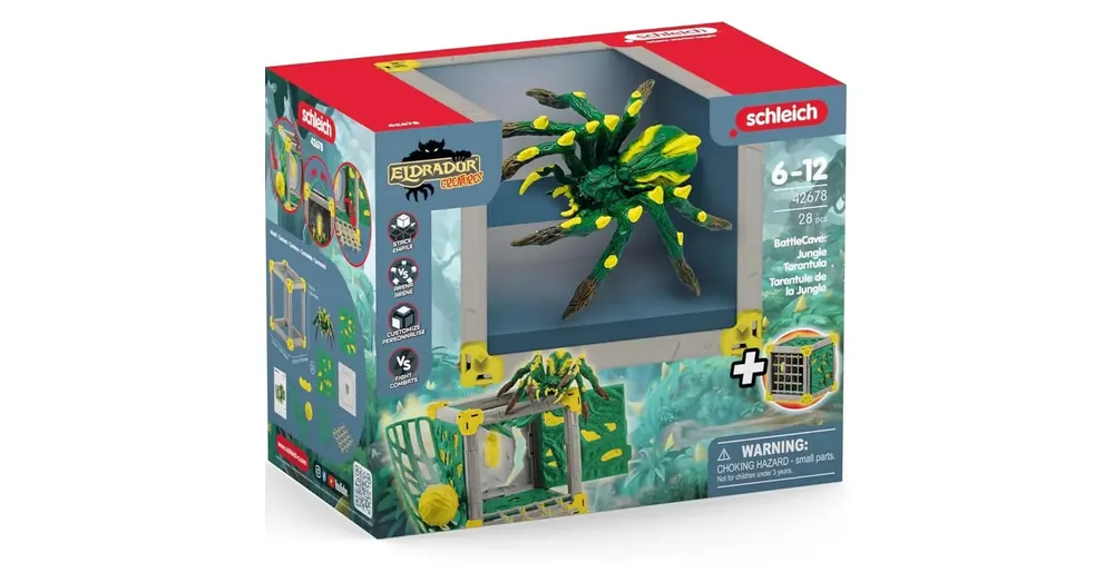 Alacsony ár Schleich Battlecave dzsungel tarantella szett (42678)