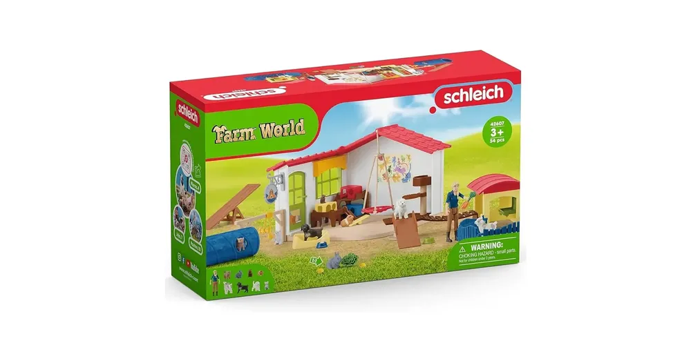 Nézd meg most Schleich Farm World – Kisállat hotel játékszett (42607)