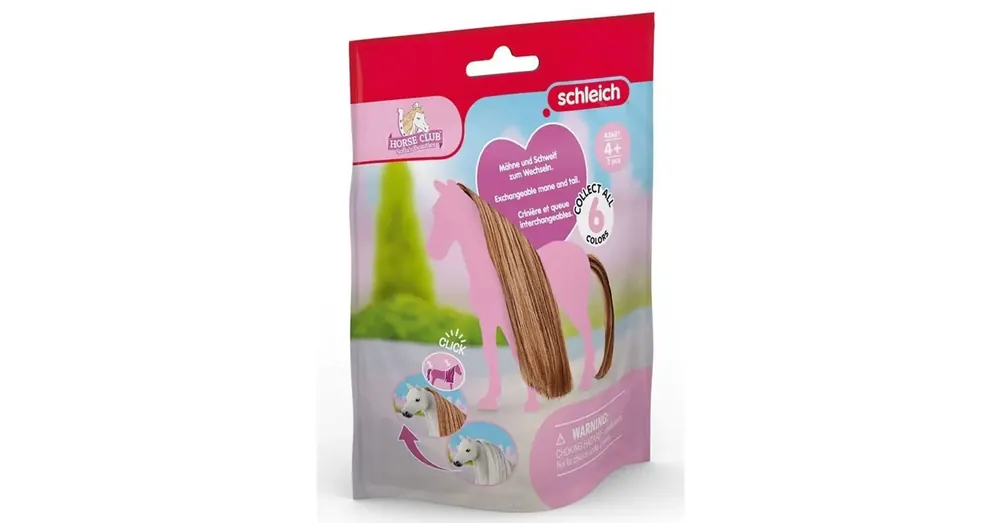 Schleich Horse Club Sofia‘s Beauties – Csoki színű sörény és farok kiegészítő szett (42651) Outlet