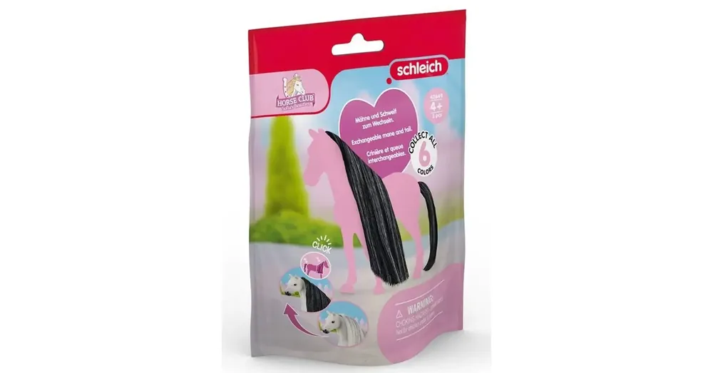 Schleich Horse Club Sofia‘s Beauties – Fekete sörény és farok kiegészítő szett (42649) Árcsökkenés