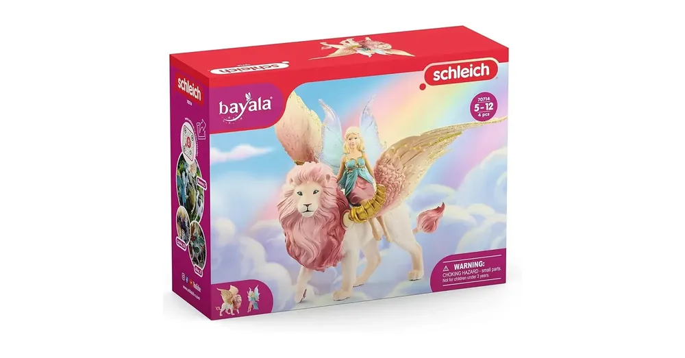 Schleich Tündér szárnyas oroszlánon készlet (70714) Kedvezmény