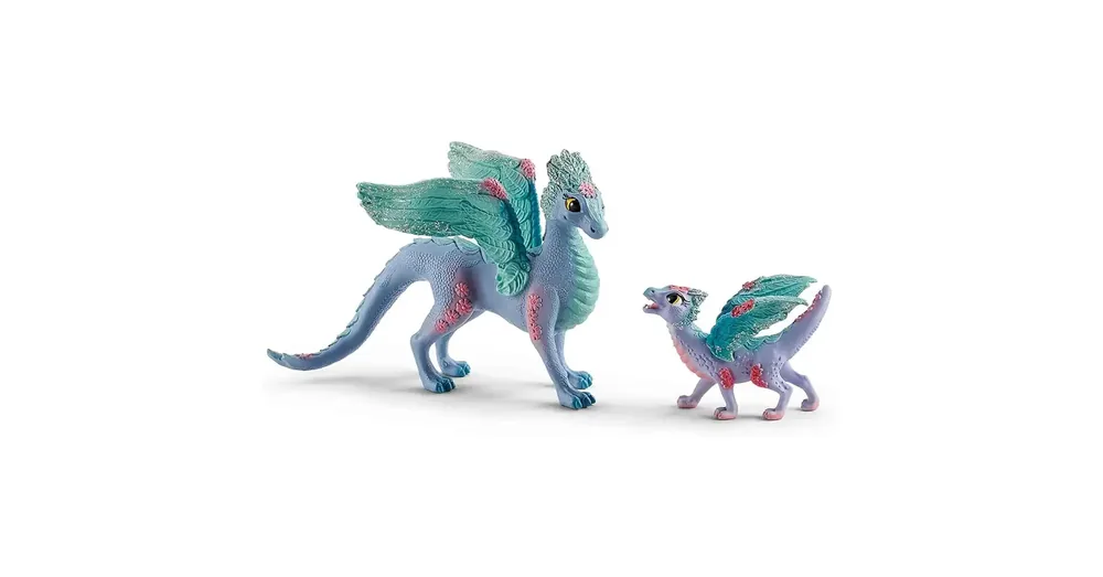 Ne maradj le Schleich Virágos sárkánymama és sárkánygyerek figurák (70592)