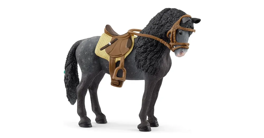 Biztonságos fizetés Schleich Pura Raza Spanyol kanca nyereggel ló figura (42708)
