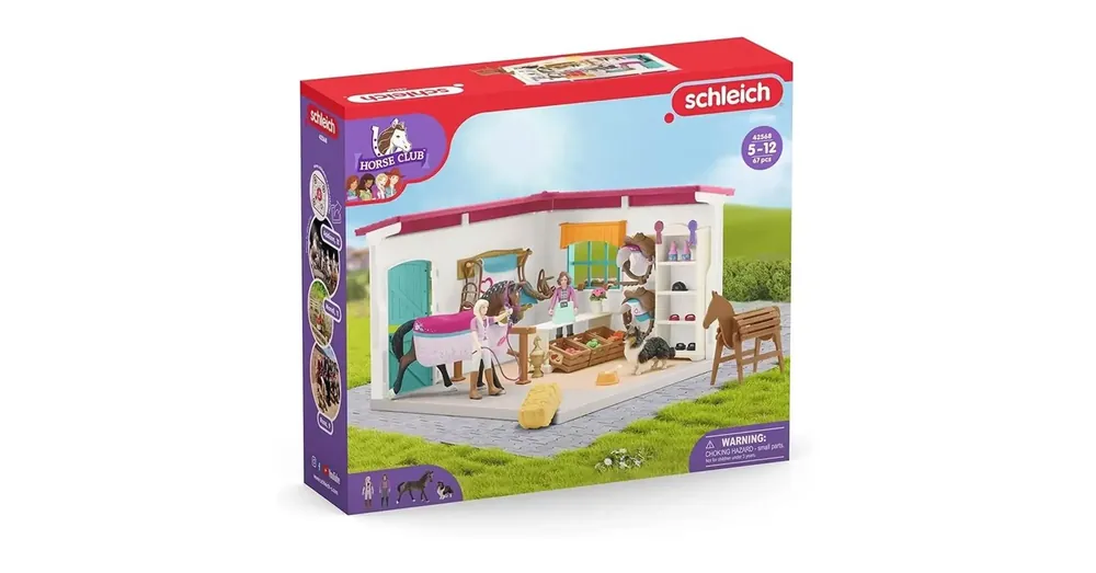 Gyors szállítás Schleich Horse Club – Lovasbolt szett (42568)