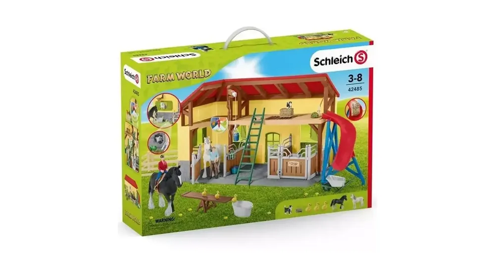 Schleich Farm World – Lóistálló játékszett (42485) Azonnali szállítás