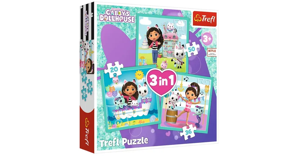 Árengedmény Gabi babaháza Tevékenységek 3 az 1-ben puzzle – Trefl