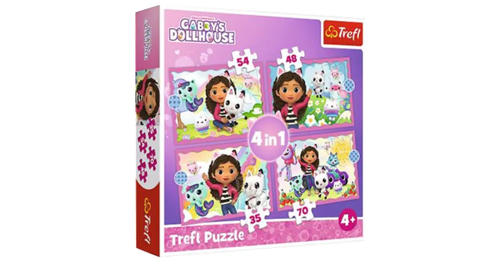 Alacsony ár Gabi babaháza 4 az 1-ben puzzle – Trefl