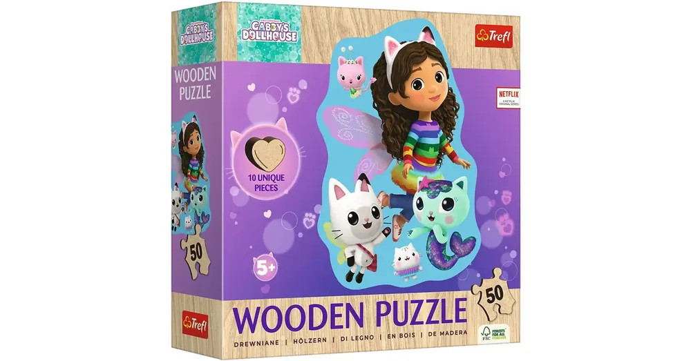 Gabi babaháza kontúros 50 db-os fa puzzle – Trefl Árcsökkenés