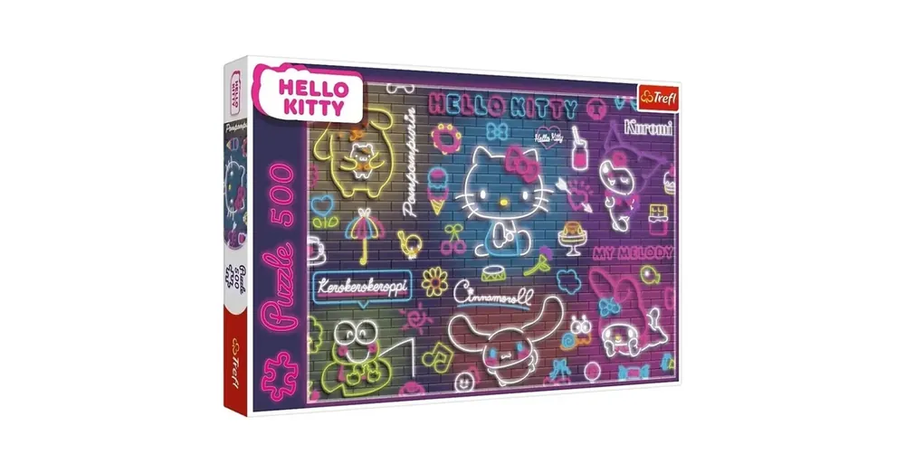 Neon Hello Kitty 500 db-os puzzle – Trefl Prémium